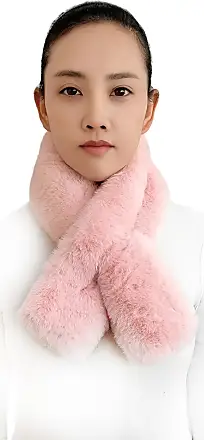 La Carrie Women's Faux Fur Collar Scarf Wrap Winter Neck Warmer Collar  Ladies White Scarf : : Clothing, Shoes & Accessories