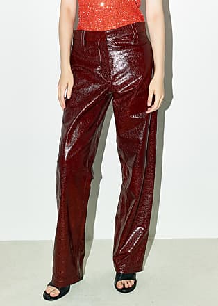 Damen Bekleidung Hosen und Chinos Leggings Missoni Wolle Maxikleid Aus Einer Gestreiften Wollmischung In Häkelstrick in Rot 