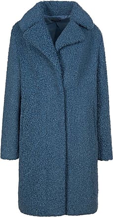 Esemplare Baumwolle Lange Jacke in Blau Damen Bekleidung Mäntel Kurzmäntel 