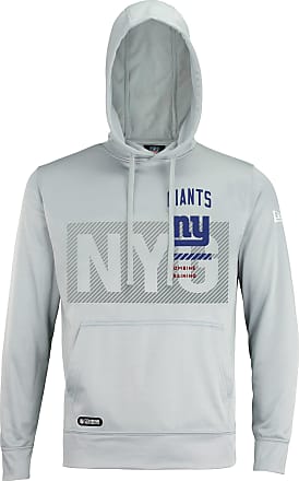 New Era NFL Mens Cool Grey Gametime Pullover Performance Hoodie, Pro Football Sweatshirt, Buffalo Bills, Small