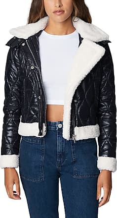 BLANKNYC Quilted Faux Fur Mixed Media Jacket