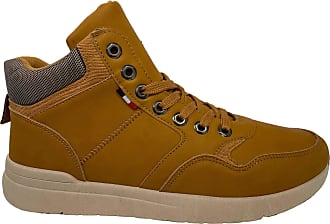 KOLLACHE Boys Lace Up Shoes Mild Leather Casual Comfort Boots Hiking Walking Boots Size