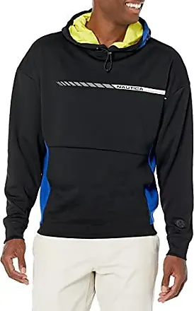 Nautica Men's J-Class Logo Fleece Hoodie (Gray Large) 