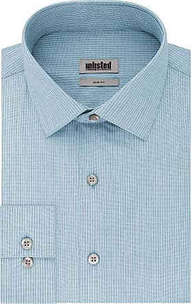 Unlisted by Kenneth Cole Herren Dress Shirt Regular Fit Check Smokinghemd