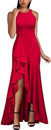 Rotes Kleid Lange Armel Top Quality a04 D6405