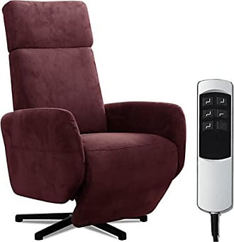 Cavadore TV-Sessel Cobra mit 2 E-Motoren 71 x 110 x 82 Relaxfunktion Elektrischer Fernsehsessel mit Fernbedienung Lederoptik Dunkelbraun Liegefunktion Ergonomie M Belastbar bis 130 kg