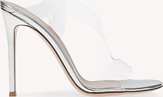 - Save 14% White Womens Shoes Heels Mule shoes Gianvito Rossi Leather Sigma Mules in Silver 