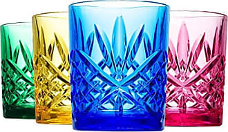 Godinger Highball Drinking Glasses, Italian Made Tall Glass Cups