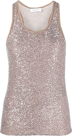 Lucky Brand Embroidered Cotton Blend Tank