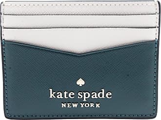 Kate Spade Staci Square Small Crossbody Saffiano Leather Bag Peacock  Sapphire