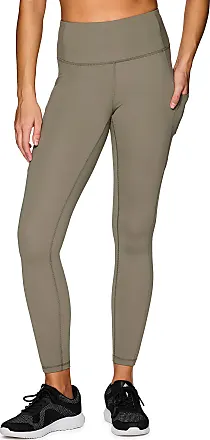 Avalanche Women's Full Length High Waist Fleece Lined Legging with Zipper  Pocket, Pinnacle Brown, S : : Fashion
