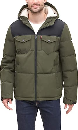 levi's wool military jacket with hood