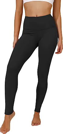 90 Degree by Reflex Womens Interlink High Waist Ankle Legging with Back  Curved Yoke - Military Green - Small