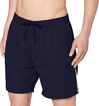 Scotch & Soda Herren Mid-Length Two-Color Print Swim with Sideseam Tape Shorts