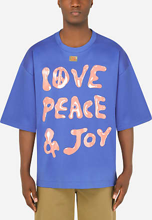 Dolce & Gabbana Gummi Andere materialien t-shirt in Blau für Herren Herren Bekleidung T-Shirts Kurzarm T-Shirts 
