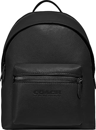 AllSaints Carabiner Leather Backpack, Black