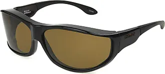 Solar Shield Dioptics Unisex Wrap Sport Sunglasses Black 