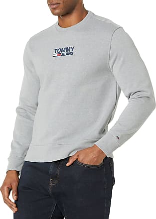 Tommy Hilfiger Boys Adaptive Sweatshirt with Velcro Brand Closure Metal Grey Heather BC05 