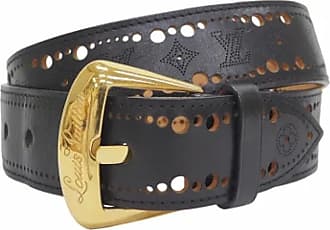 Cintura in pelle nera Louis Vuitton Nero Vitello simile a un vitello  ref.978974 - Joli Closet