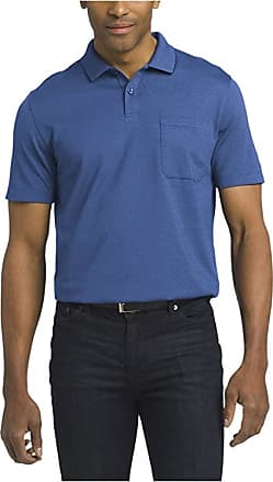 Van Heusen Mens Big and Tall Short Sleeve Air Performance Solid Polo Shirt