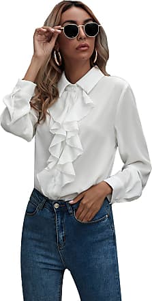 discount 70% White XL WOMEN FASHION Shirts & T-shirts Plumeti SHEIN blouse 