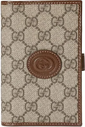 Gucci Passport Cover GG Supreme Card Holder - Neutrals Wallets