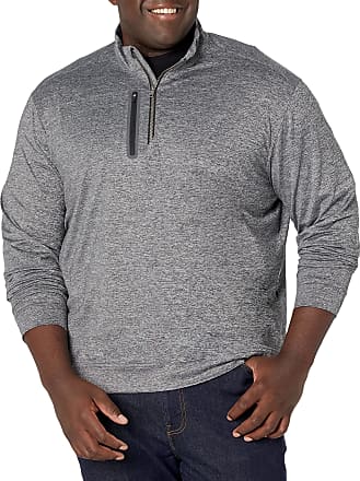 TOPMAN Synthetic Oversized Co-ord Textured Half Zip Sweat in Grey for Men Grey Mens Clothing Sweaters and knitwear Zipped sweaters 