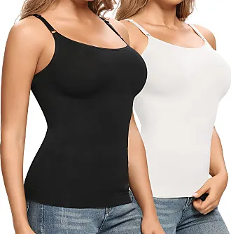 JOYSHAPER Women's Tummy Control Shapewear Tops Seamless Body Shaper  Compression Tank Top Waist Control Body Shaper Camisole Black S at  Women's  Clothing store