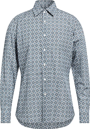 Uomo Abbigliamento da Camicie da Camicie casual e con bottoni Camicia con stampa da Uomo di Prada in Blu 