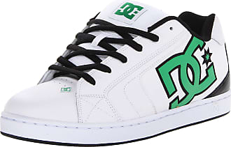 green and white dc shoes