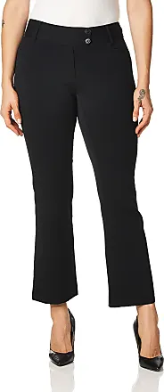 Rafaella Women's Petite Bootcut Pull-On Pant with Stretch Fabric, 30” Inseam,  Classic Fit, Black, 14 Petite at  Women's Clothing store