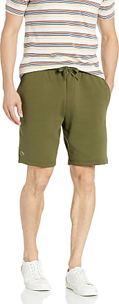 mens lacoste fleece shorts