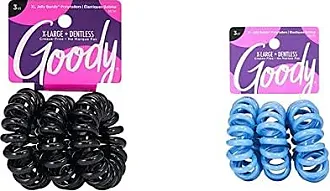 GOODY Ouchless XL & Extra Thick Elastics, Black, 10.0 Count