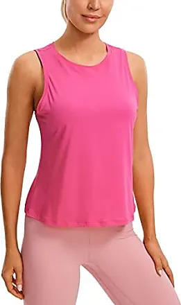 T-Shirt de Sport Femme Top de Yoga Débardeur Sport à Manche Courte en  Maille avec Soutien-Gorge intégré pour Gym Fitness (Noir, S) : :  Mode