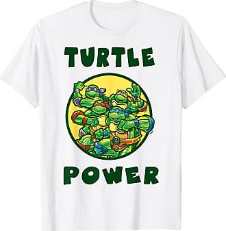 Teenage Mutant Ninja Turtles Men's Group Graphic T-Shirt, White, X-Large, Cotton