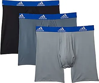 Men's Adidas 3-Pack Boxer Brief Underwear XXL Multi Blue Performance Cotton