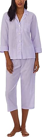 Ralph Lauren Woven 3/4 Sleeve Capris PJ Set