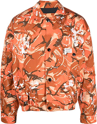 A Bathing Ape Tiger camouflage-print Bomber Jacket - Orange