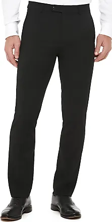 DKNY Men's Modern Fit High Performance Separates Suit Pants, Black Solid,  30W x 29L at  Men's Clothing store