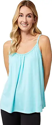 32 DEGREES Cool Women's Shirred Flowy Bra Cami, with Built-in Cups, Relaxed Fit
