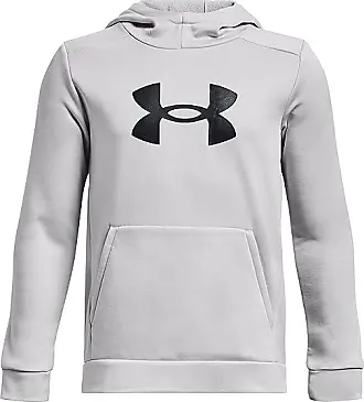Under Armour Rival Terry Hoodie, Pitch Gray Full Heather (012)/Onyx White,  X-Large at  Men's Clothing store