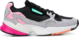 adidas falcon mesh suede and leather sneakers