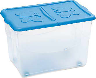Kunststoff-Aufbewahrungsbox für Schuhe blau Box Staubschutz Art.Nr 170630840B 