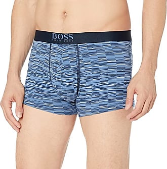 BOSS by HUGO BOSS 2 Pack Woven Stripe Boxer Shorts Blue for Men Mens Clothing Underwear Boxers 