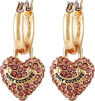  Juicy Couture Goldtone Thick Chain Heart Charm Toggle