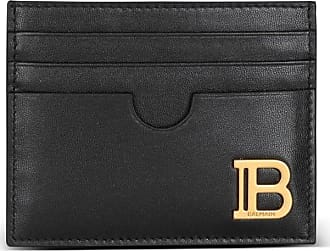 Balmain B-Buzz Patent Calfskin Leather Wallet on a Chain in 3Kb