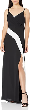 Bcbgmaxazria BCBGMax Azria Womens Florence Woven Evening Dress, Black/Combo, 6