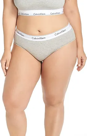 Panties Calvin Klein Monolith Cotton Thong Grey Heather
