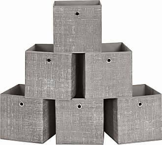 Aufbewahrungsbox ca. 30x30 cm Faltbox Einschubkorb Stoff Box Korb Regalkorb  grau