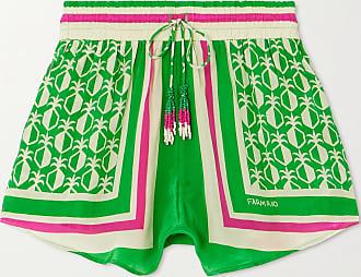 FARM RIO Pineapple printed voile shorts
